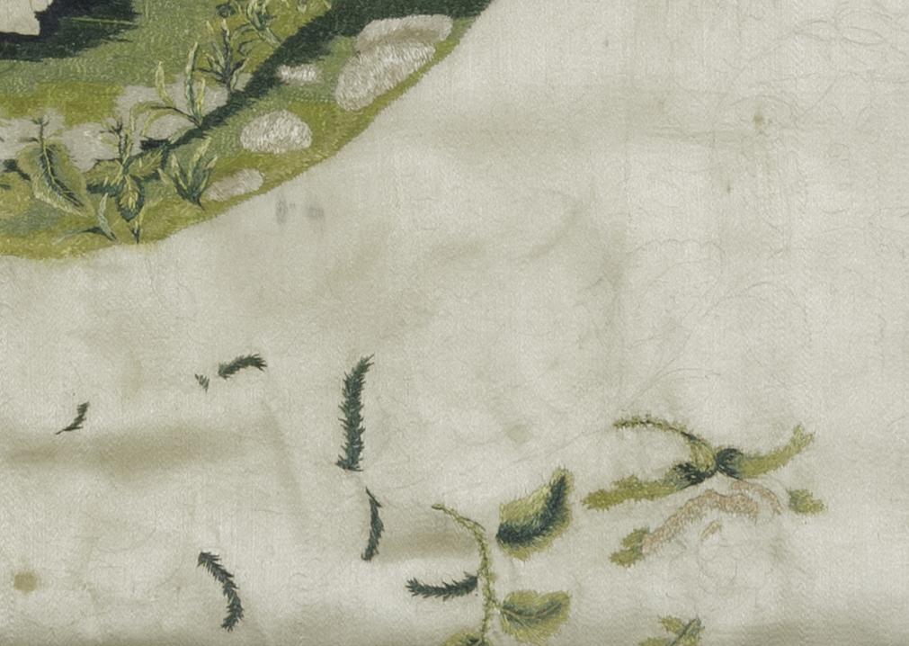 1963.0519 A Needlework Picture, Detail 4