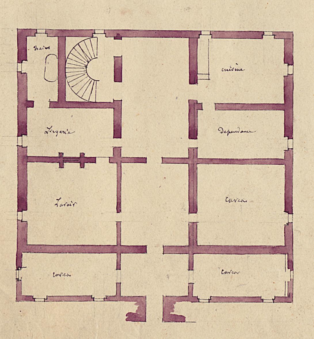 1963.0520 Drawing, Detail 6