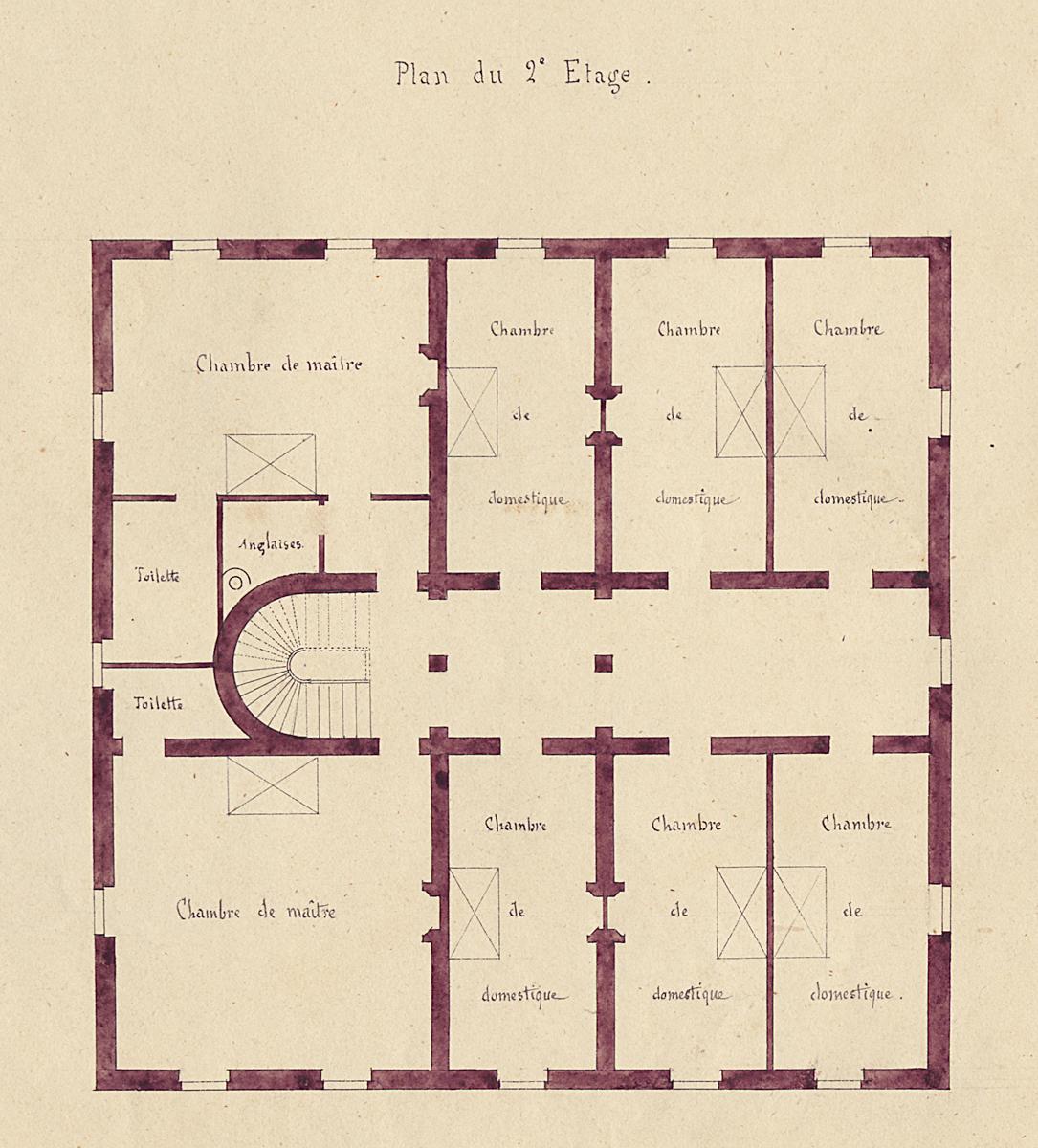 1963.0521 Drawing, Detail 2