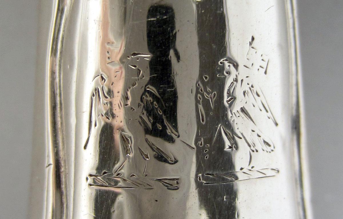 1963.0527.005 Silver Knife engraved decoration