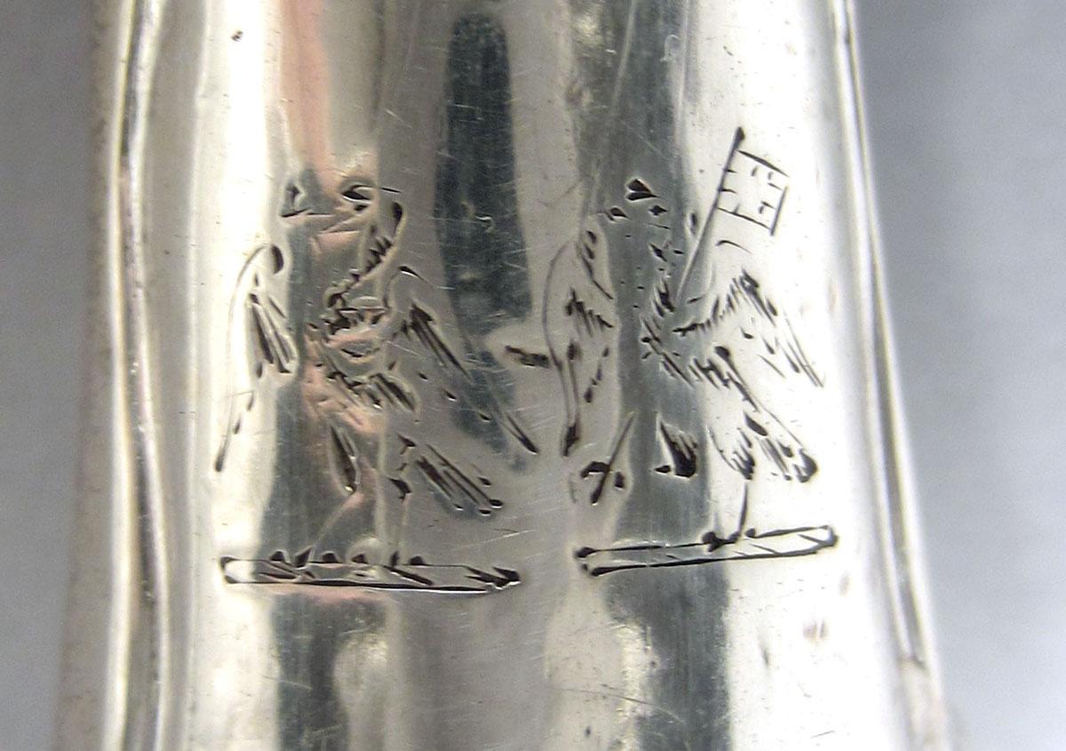 1963.0527.006 Silver Knife engraved decoration