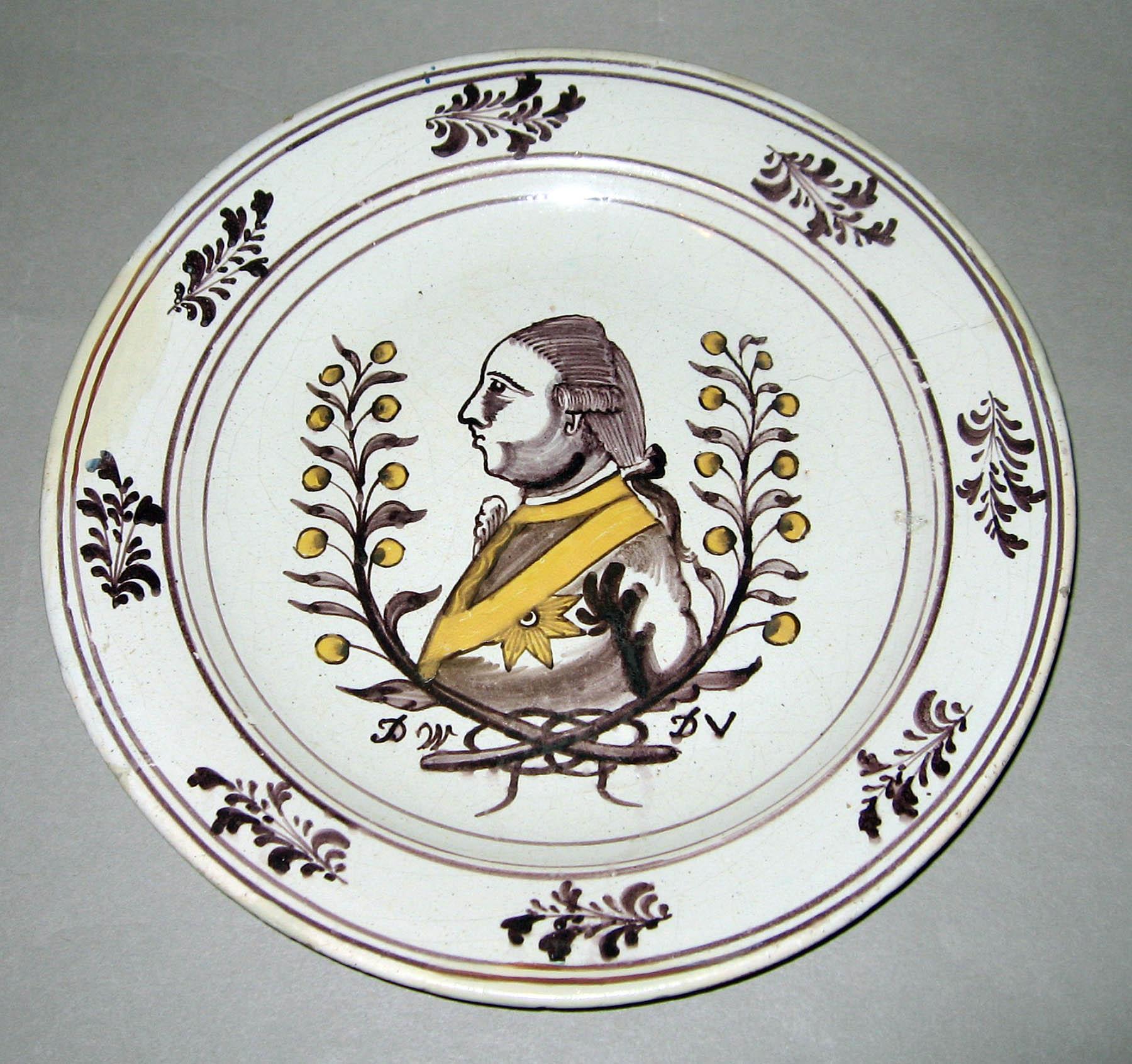 1963.0566 Earthenware plate
