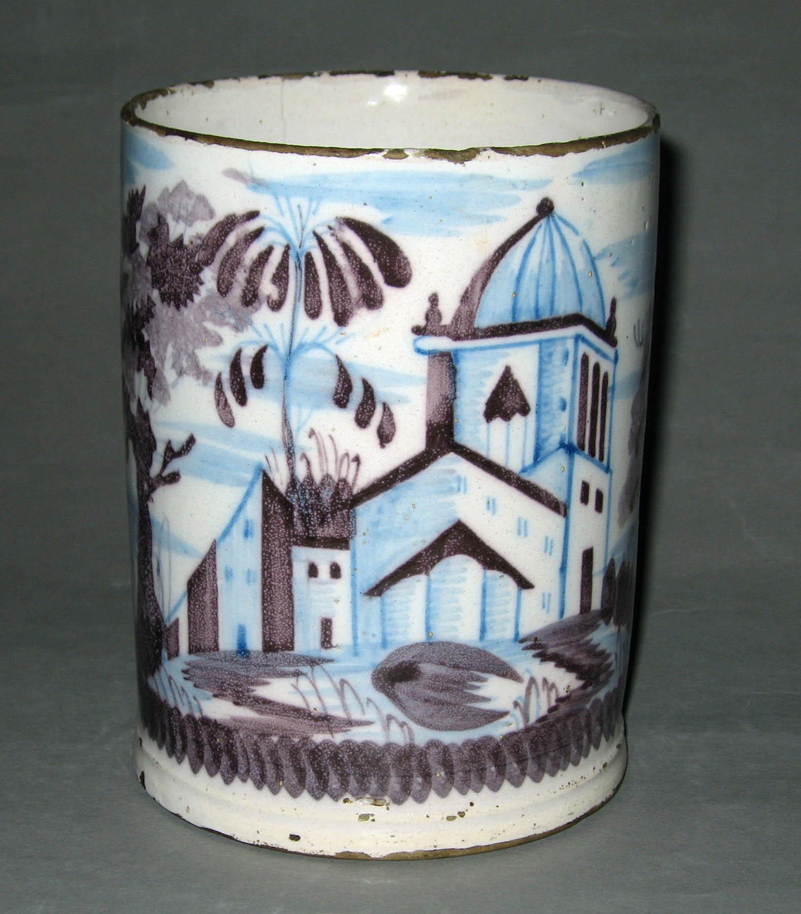 1963.0570 Earthenware mug (front)