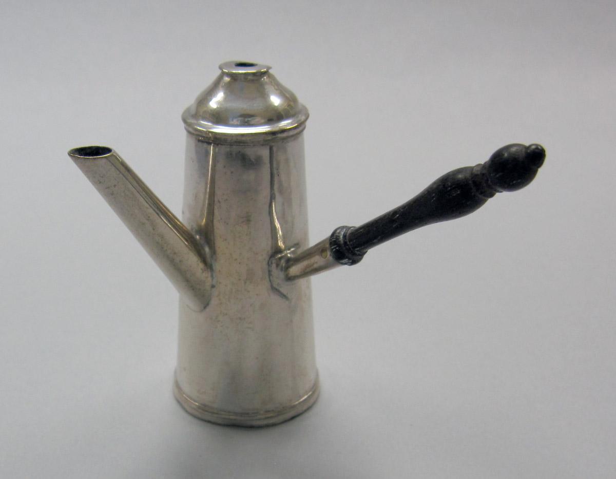 1955.0136.074 A, B Silver Chocolate Pot view 1