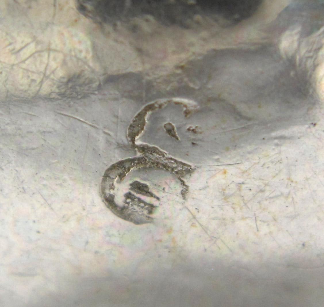 1955.0136.074 A, B Silver Chocolate Pot mark 2