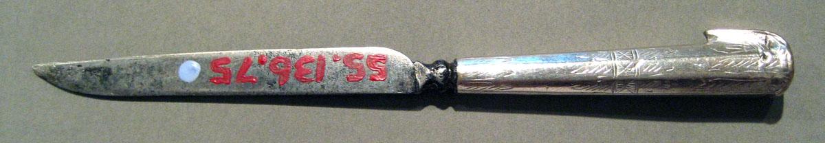 1955.0136.075 Silver Knife side 2