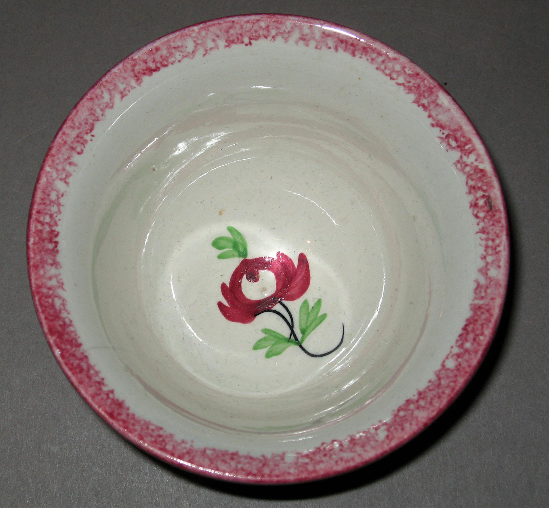 1963.0597.002 Spatterware teabowl (top)