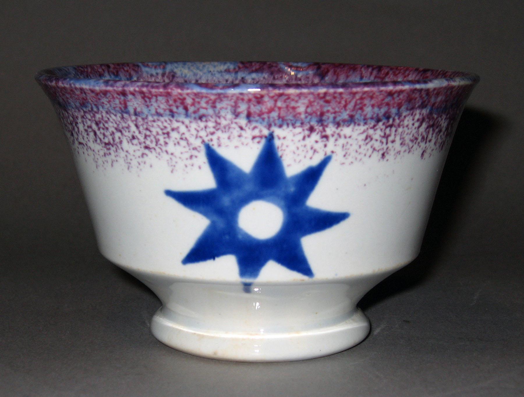 1963.0600.003 A Spatterware tea bowl