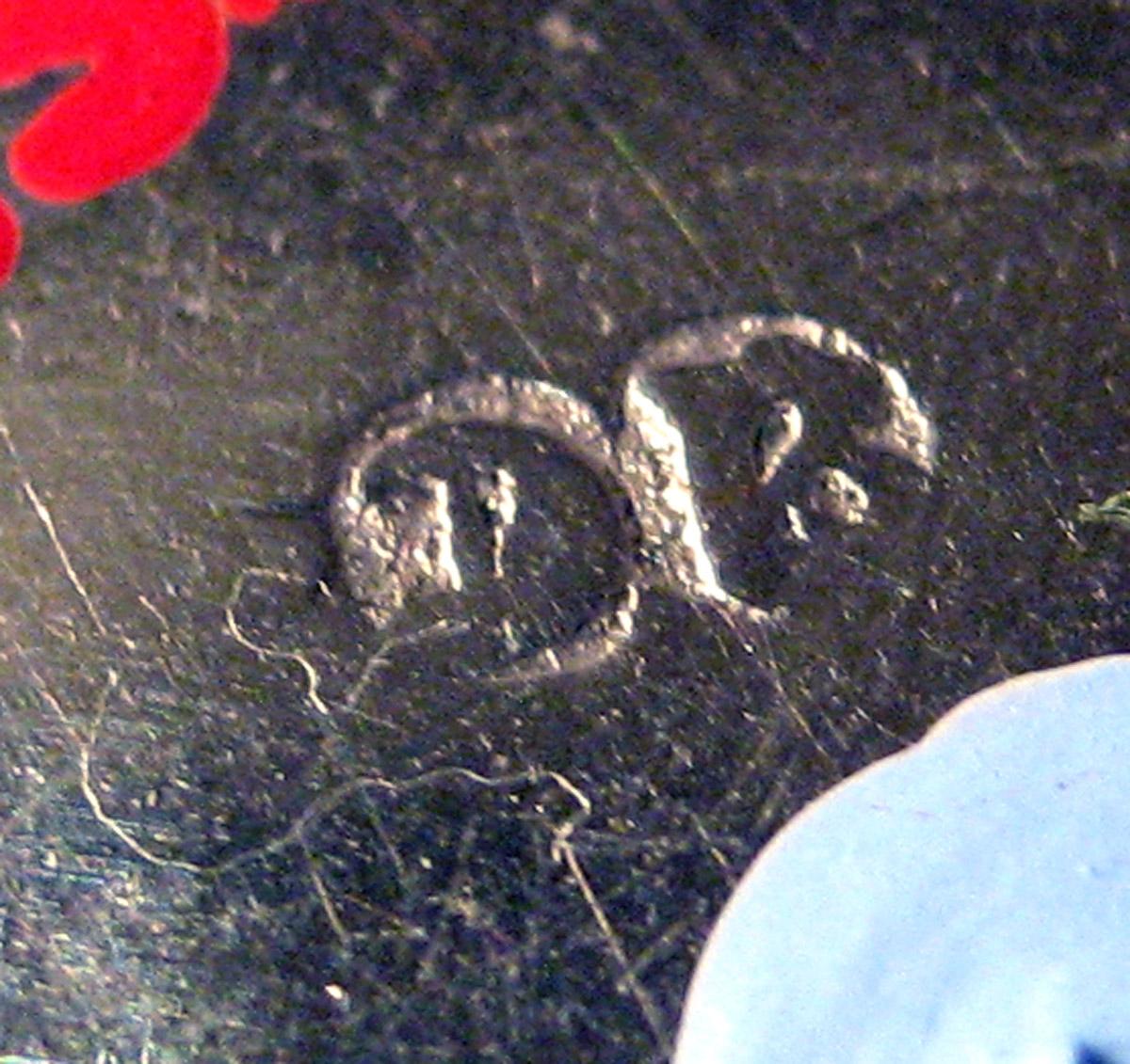 1955.0136.077 Silver Tea Cannister mark
