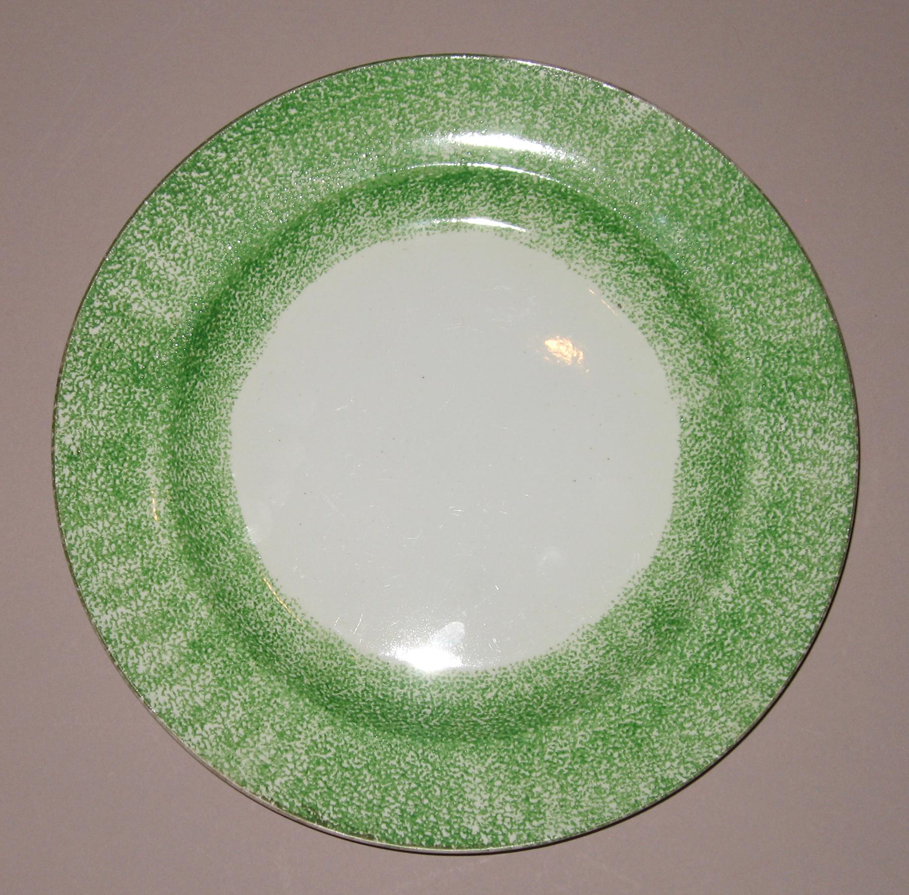 1963.0606.002 Spatterware plate