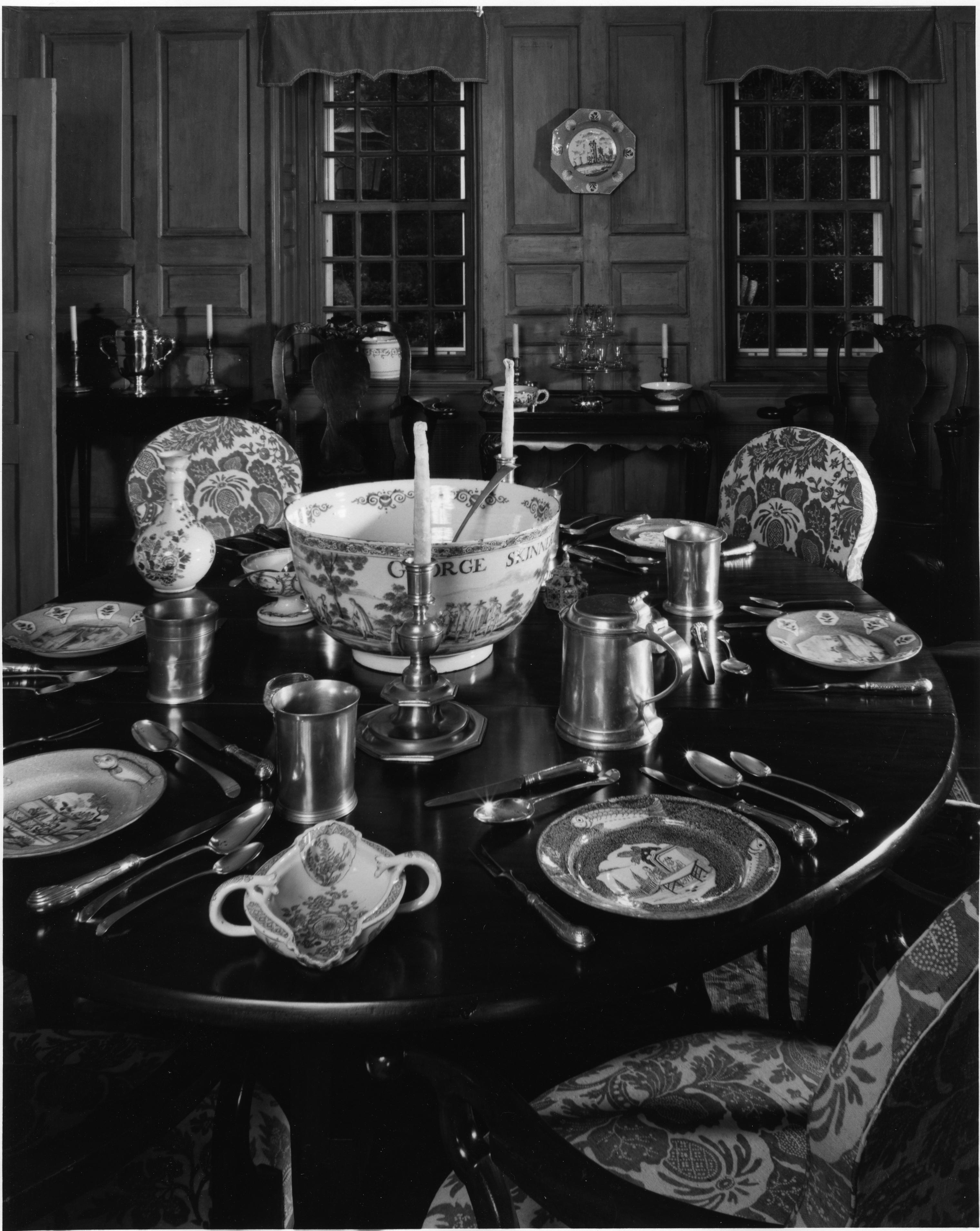 Room-Queen Anne Dining Room bw