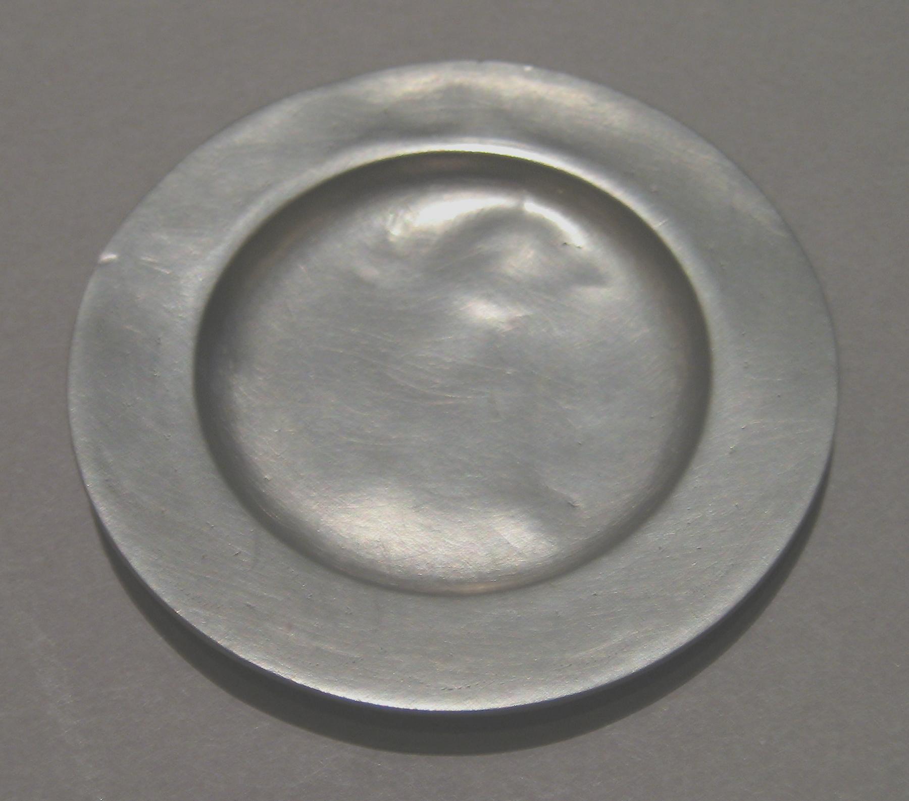 1955.0136.081 Pewter Plate