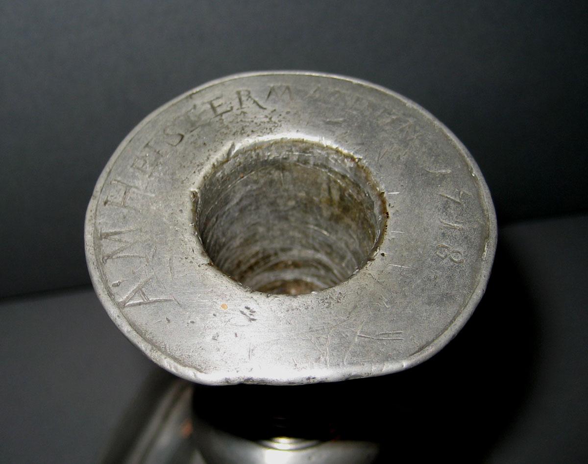 1963.0631.002 Candlestick (inscription)