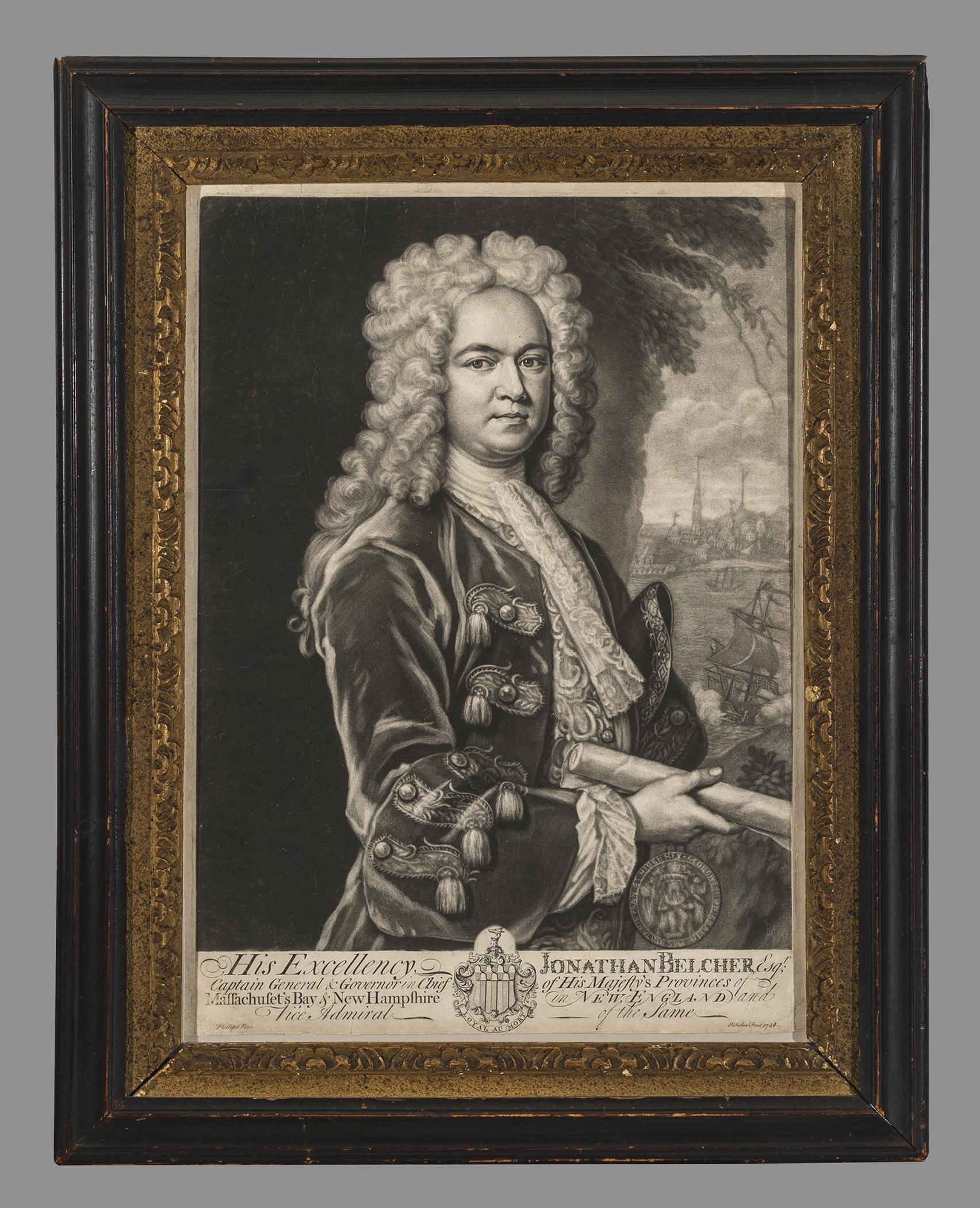 1952.0020 Print, 1963.0636 Frame, view 1