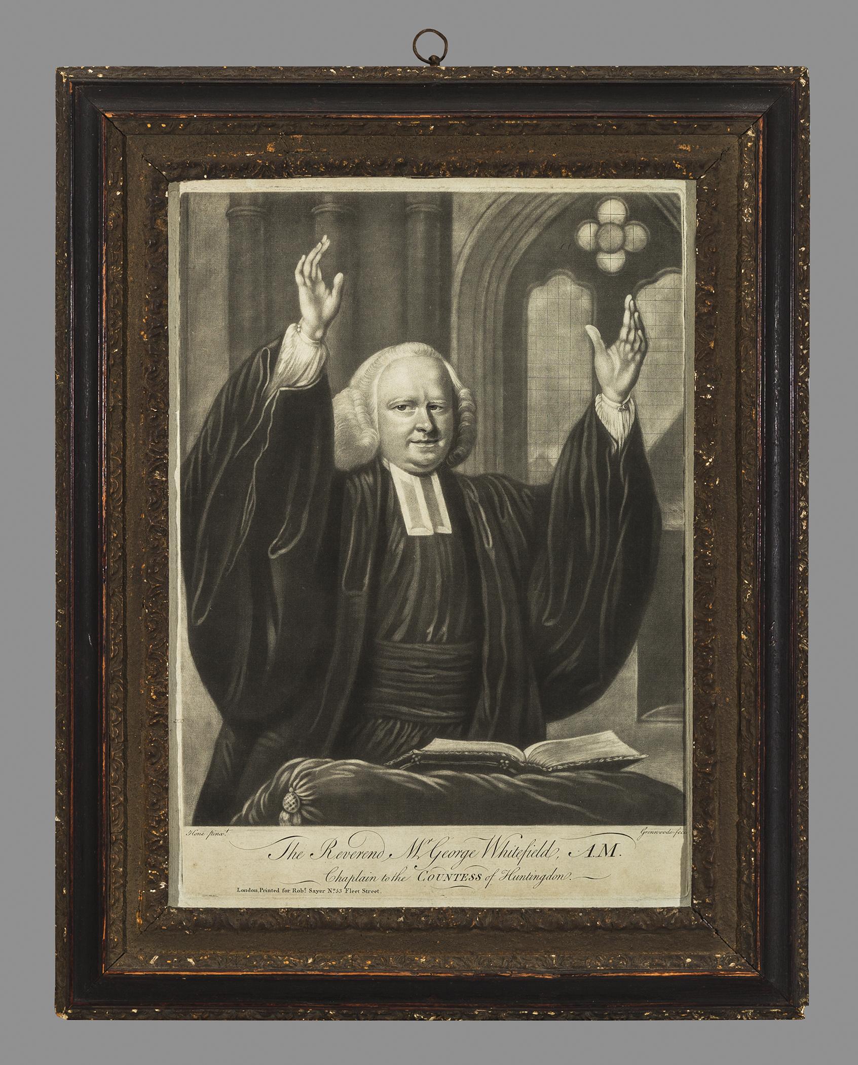 1963.0639 Print, 1963.0638 Frame, view 1