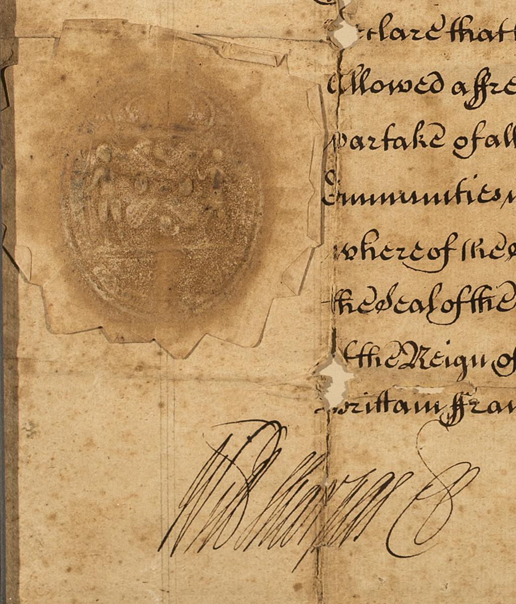 1963.0641 Manuscript, detail 1