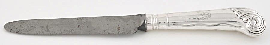 1963.0646.005 Silver Knife upper surface