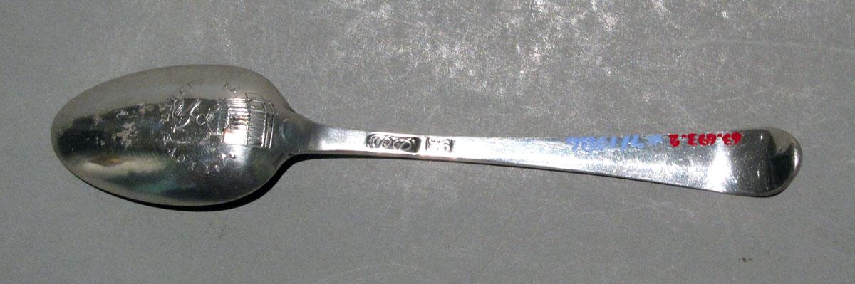 1963.0693.002 Silver Spoon underside