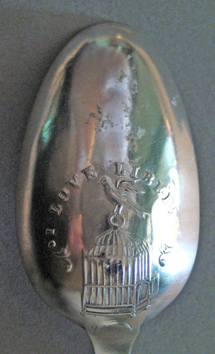 1963.0693.002 Silver Spoon bowl decoration
