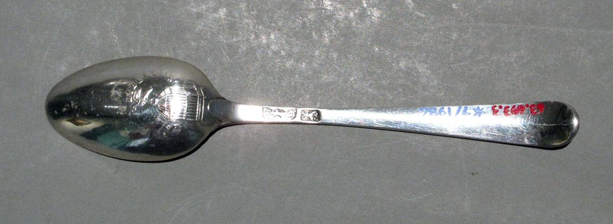 1963.0693.003 Silver Spoon underside