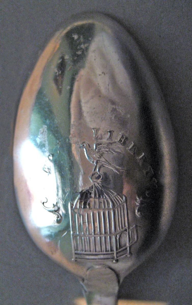 1963.0693.003 Silver Spoon bowl decoration
