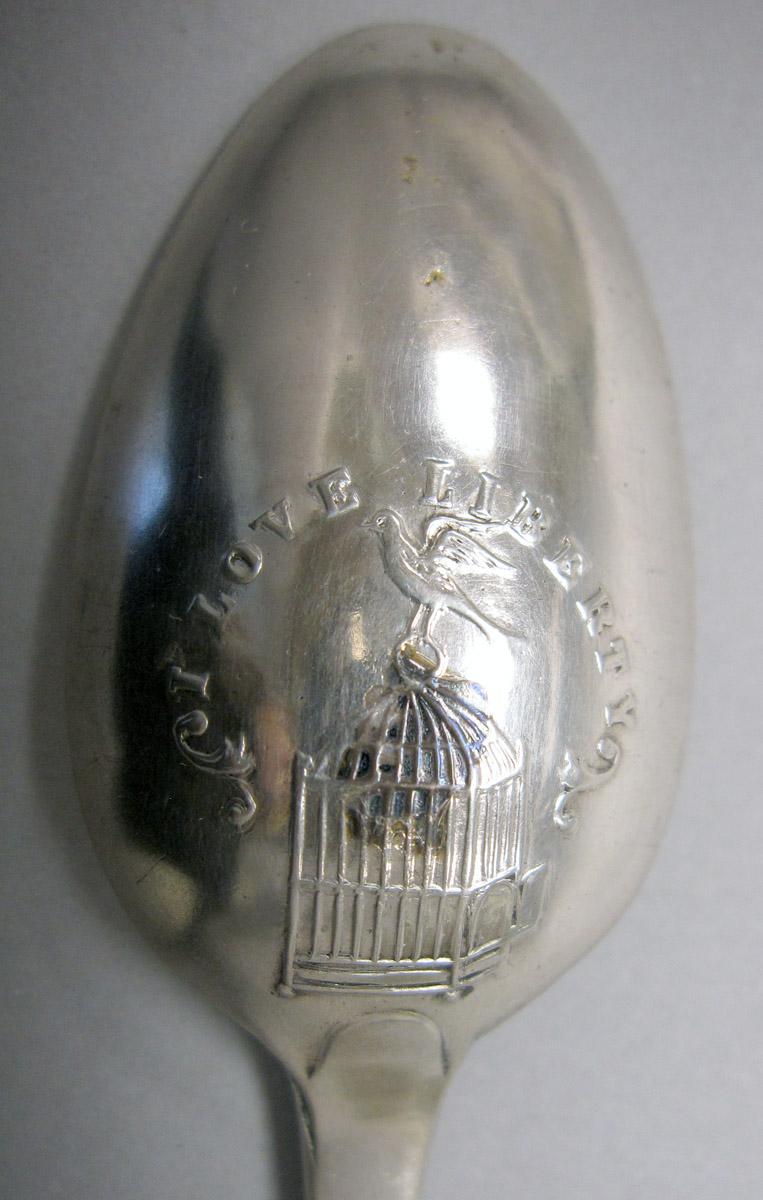 1963.0693.004 Silver Spoon bowl decoration