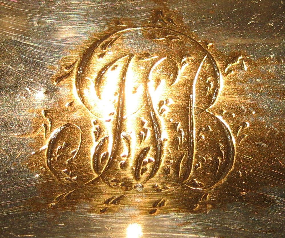 1963.0694.002 A, B Candlestick (inscription)