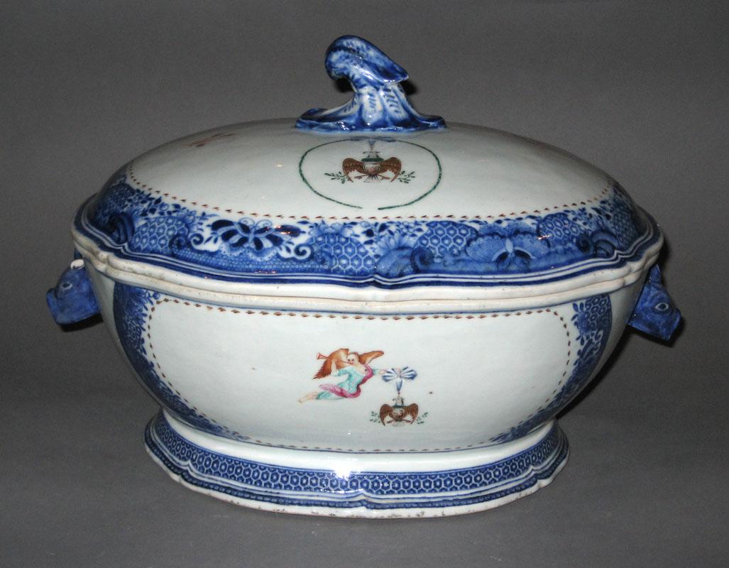 1963.0700.063 a, b  tureen and cover