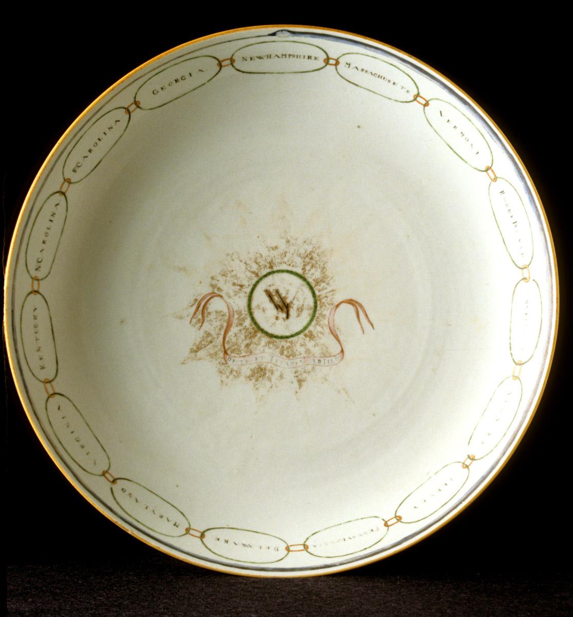 1963.0705 Cake plate, view 2