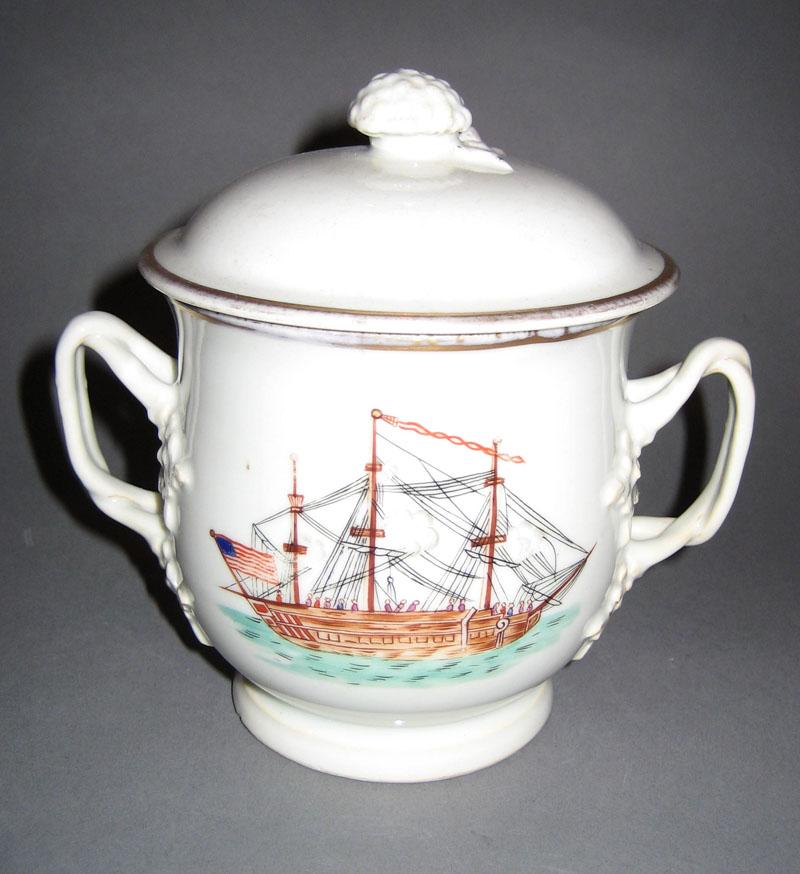 1963.0707.003 A, B Porcelain Sugar bowl