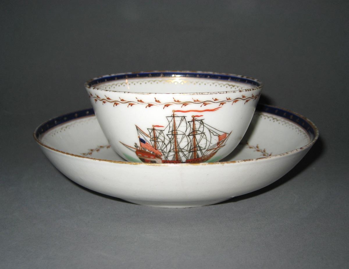 1963.0714.006 A, B Teabowl and Saucer