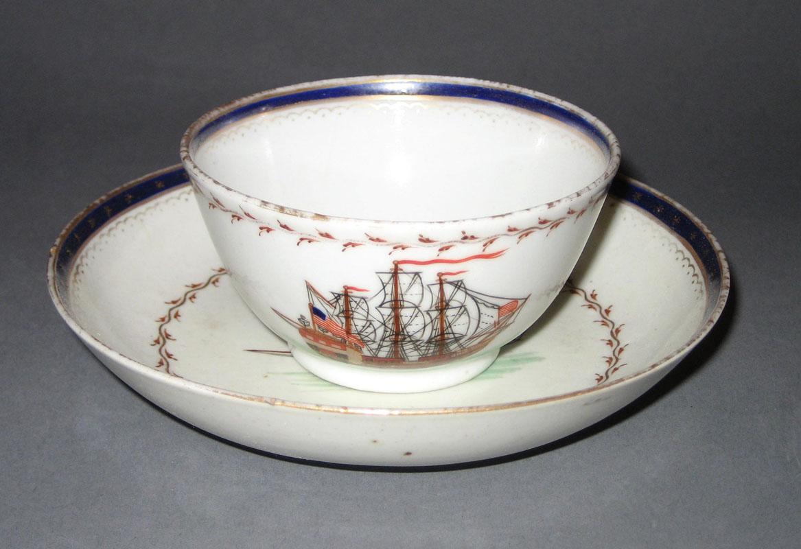 1963.0714.008 A, B Teacup and saucer