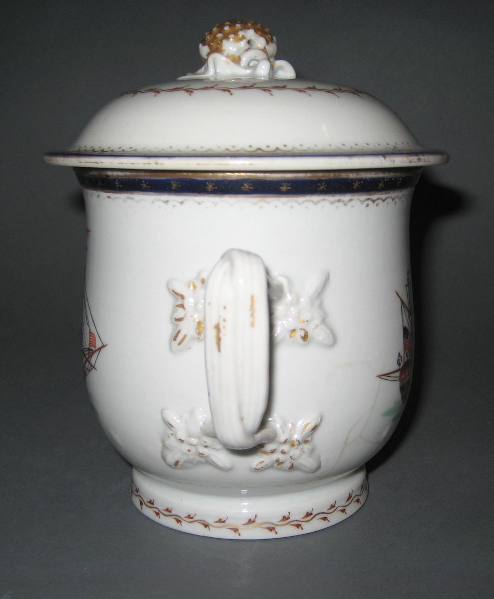 1963.0714.011 A, B Sugar Bowl handle detail