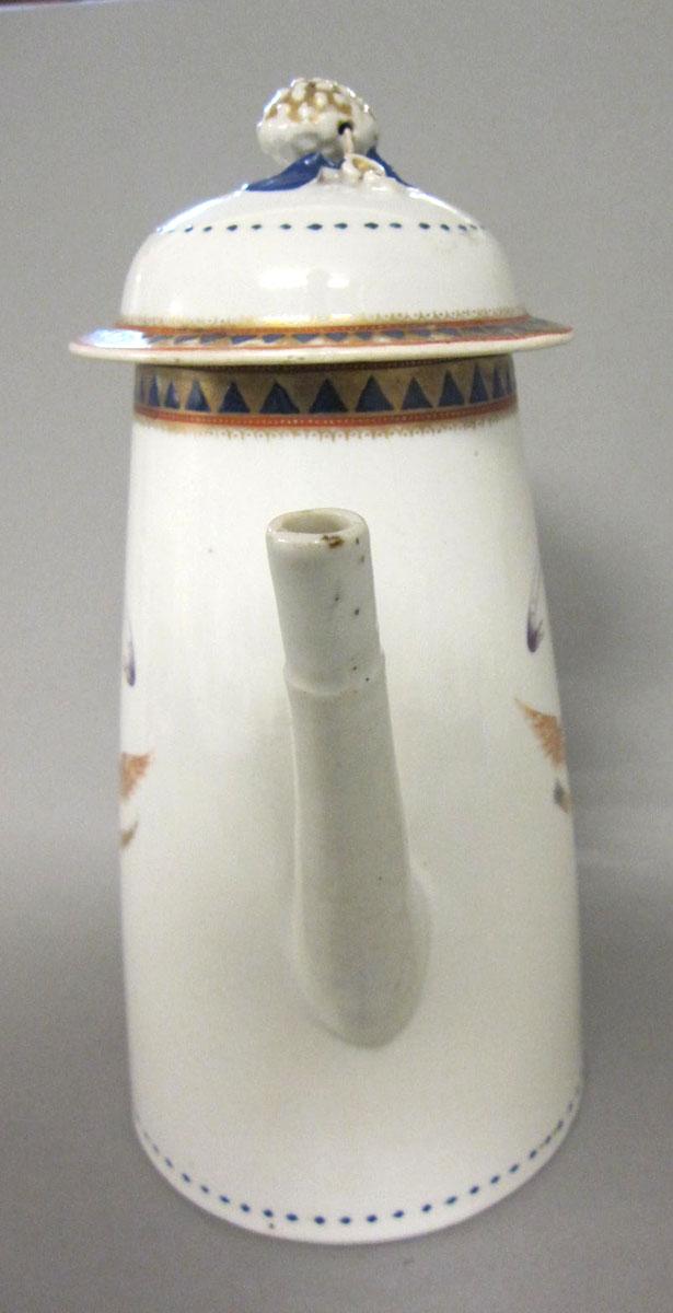1963.0715 A,B Porcelain coffee pot spout