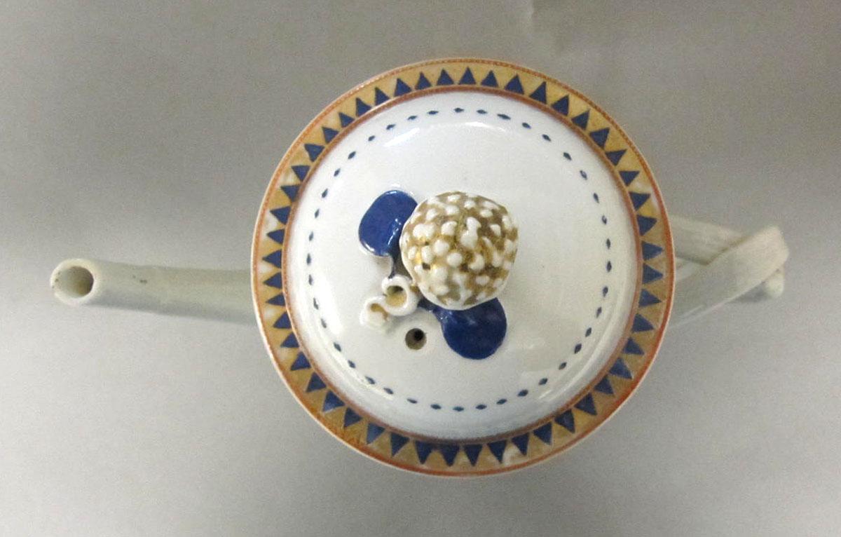 1963.0715 A,B Porcelain coffee pot top