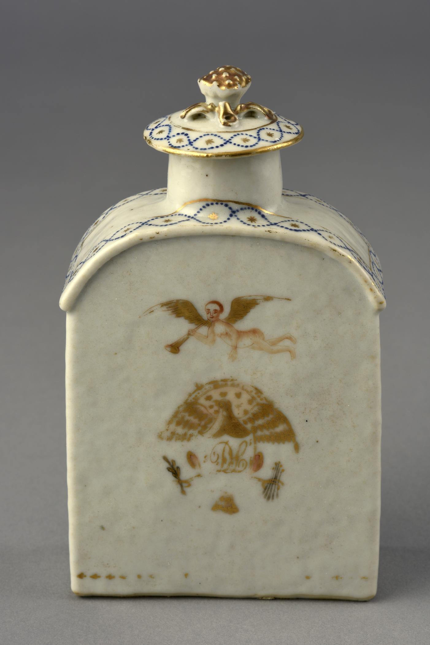 1963.0716 A, B Tea canister, view 1
