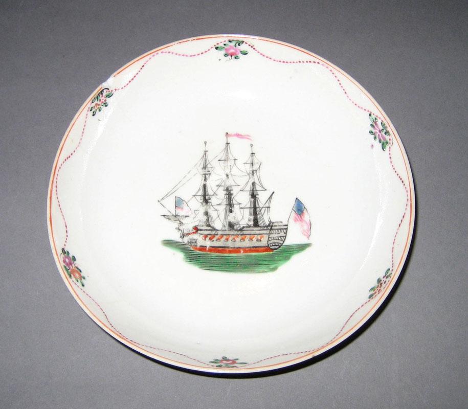 1963.0725.002 B Porcelain saucer