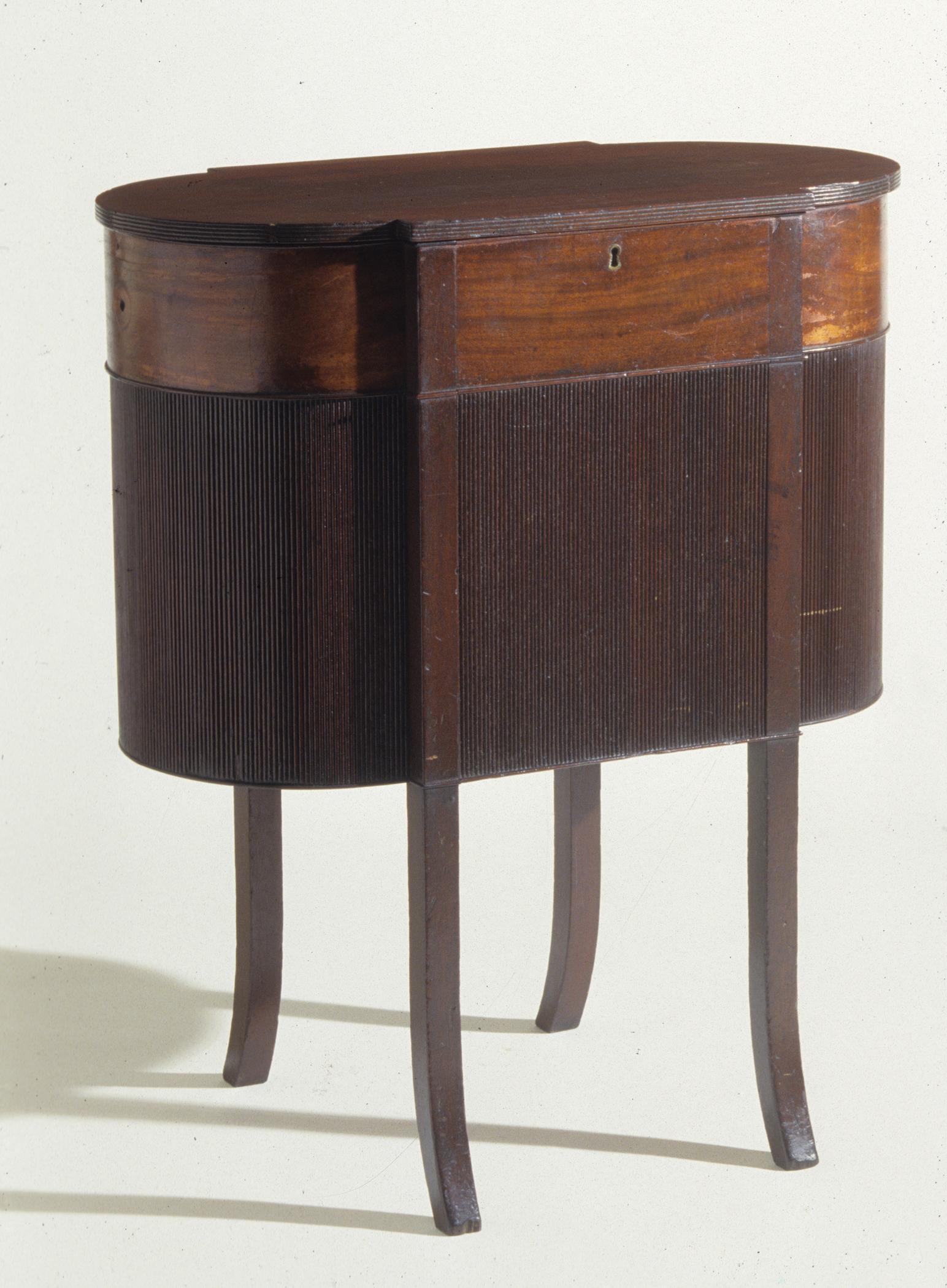 1963.0732, Table, work table, view 1