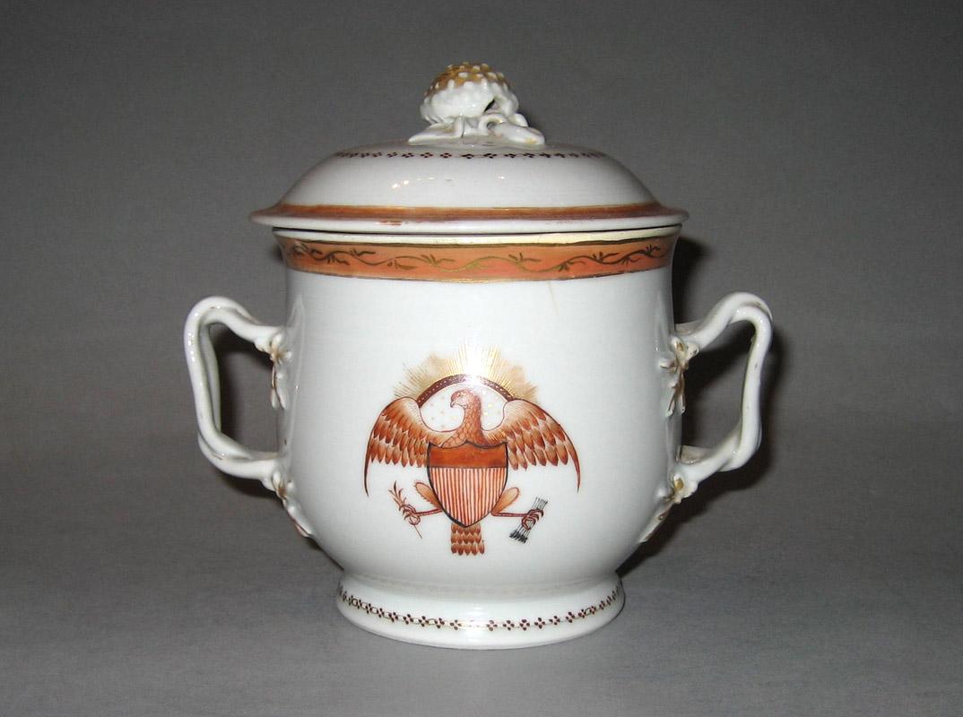 1963.0740.006 A, B Porcelain Sugar Bowl