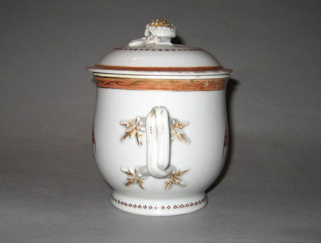 1963.0740.006 A, B Porcelain Sugar Bowl handle