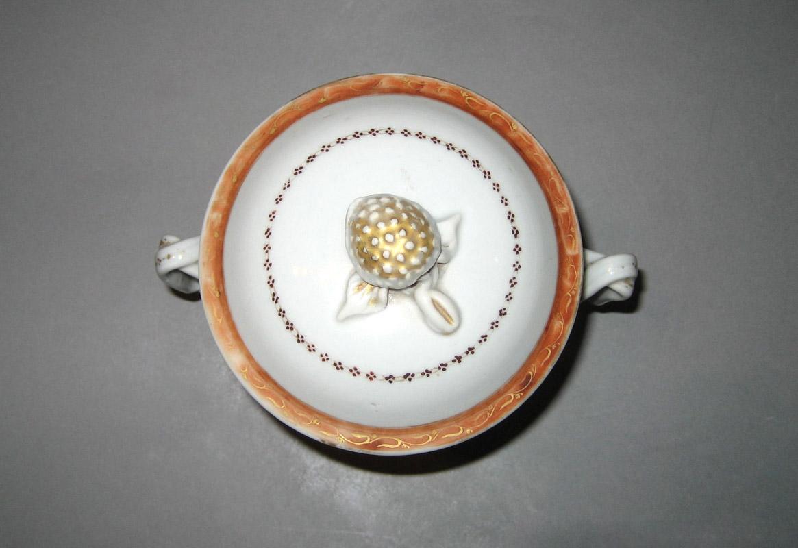 1963.0740.006 A, B Porcelain Sugar Bowl top