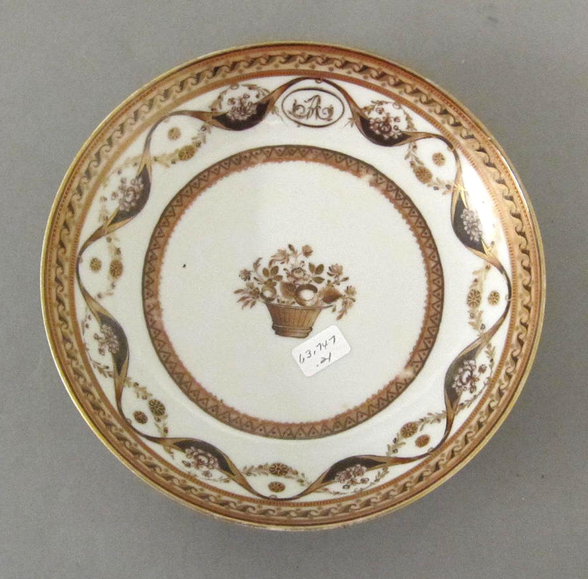 1963.0747.080 Porcelain saucer