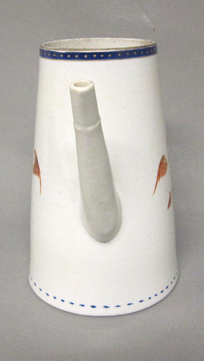 1963.0753 A Porcelain coffee pot spout