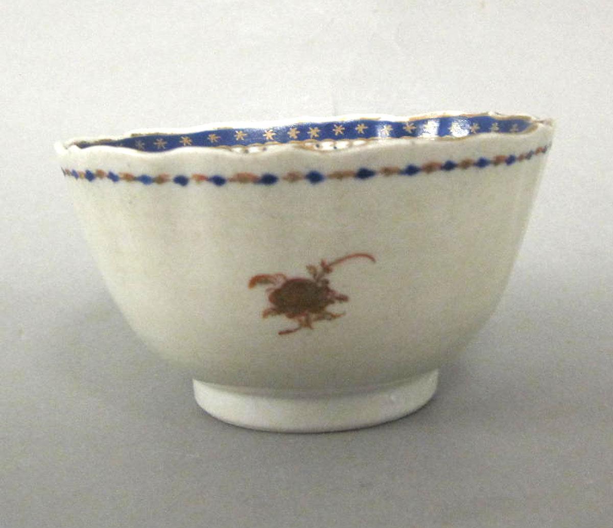 1963.0760 A Porcelain teabowl face two