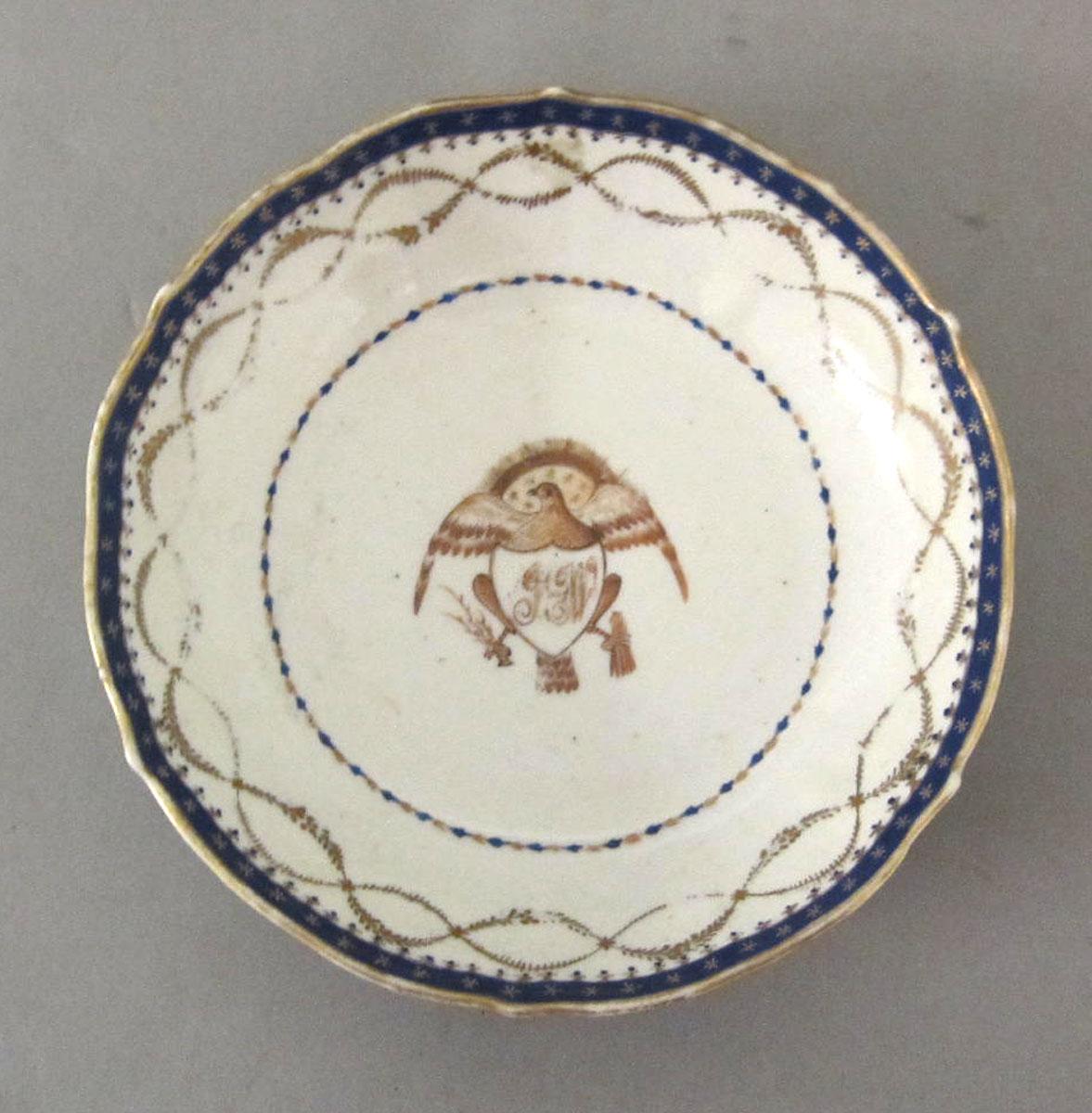 1963.0760 B Porcelain saucer