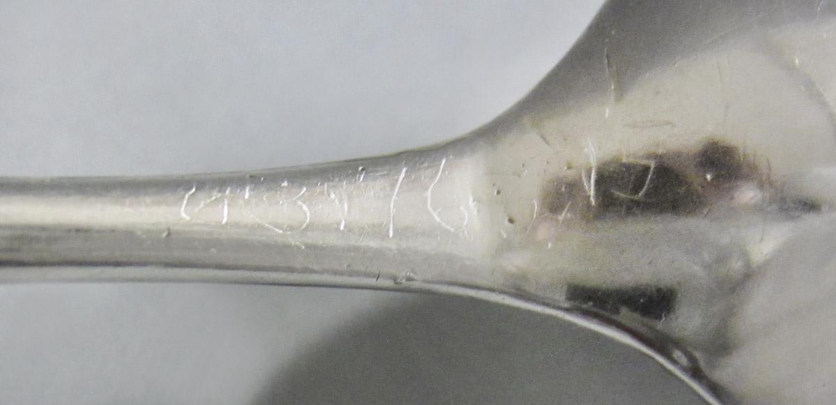 1963.0763.015 Spoon, inscription