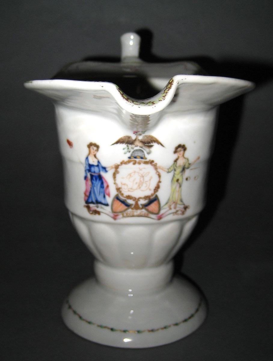 1963.0778.001 Porcelain Cream or Milk Jug front