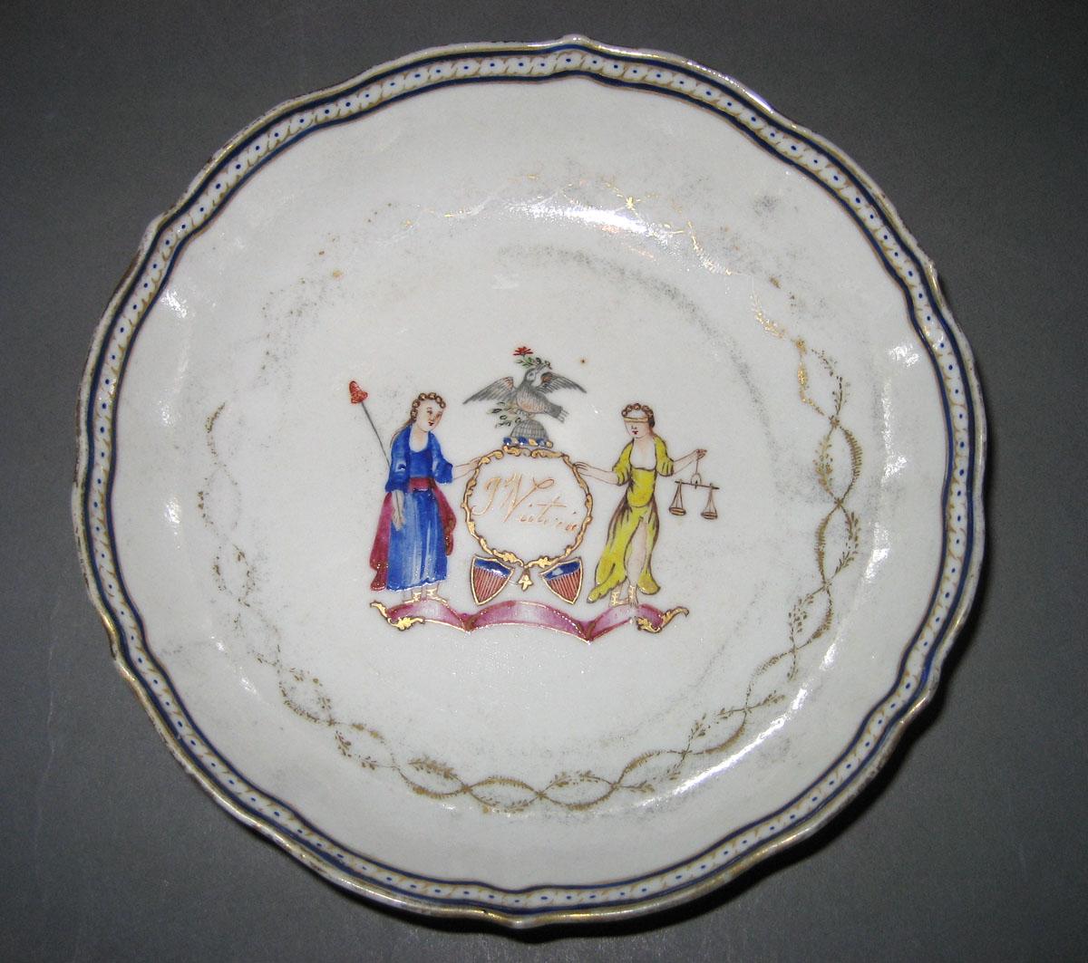 1963.0791 Porcelain Saucer