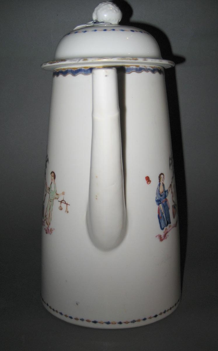 1963.0798 A, B Coffee pot spout side