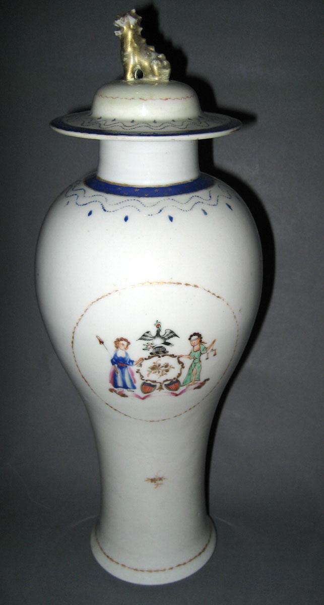 1963.0809 A, B Porcelain Flower Container